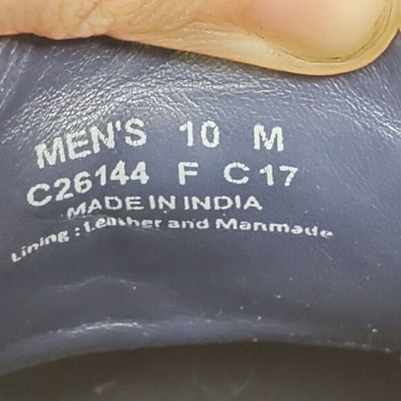 Mens Cole Haan Grand OS Black Leather Oxfords sz 10 M Wingtip Brogue Dress - Picture 8 of 8